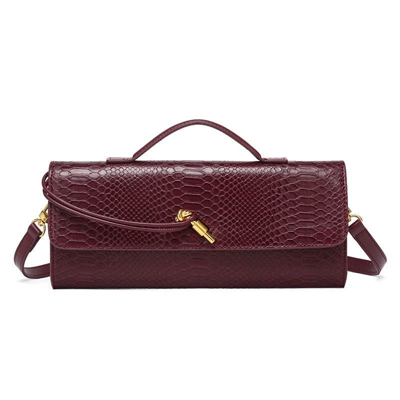 One Temperament Baguette Trendy Fashion Long Shoulder Bags