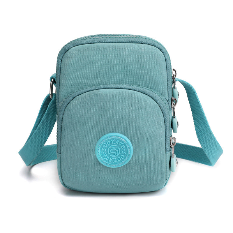 Women's Nylon Oxford Cloth Mini Fashion Vertical Shoulder Bags