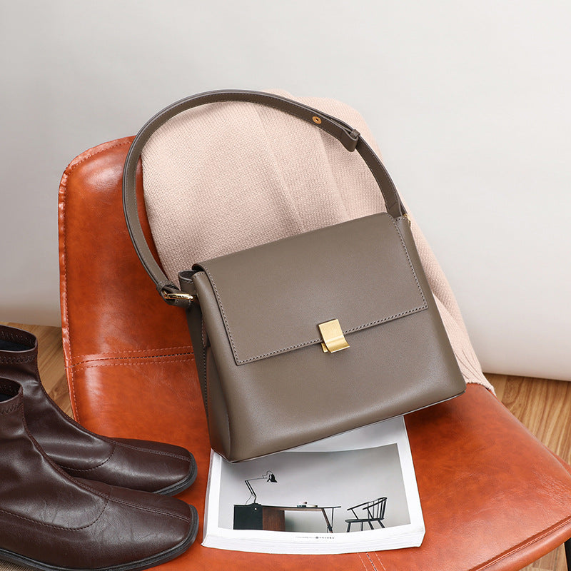 Women's Genuine Leather Fashionable High-grade Western Style Women's Shoulder Bag
