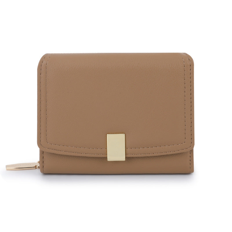 Women's Clutch Multiple Slots Style Niche Solid Ladies Wallet