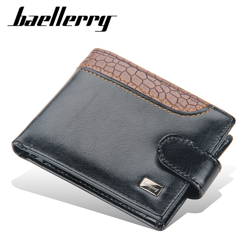 Men's Creative Horizontal Leisure Suction Clasp Men's Wallet