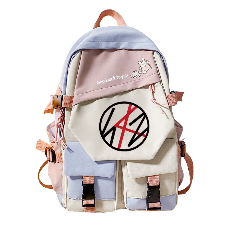 Idol Peripheral Printed Korean Style Junior Backpacks