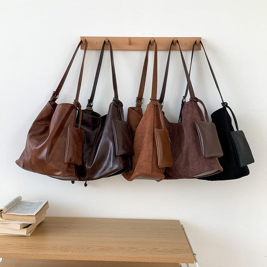 Women's Style Large Capacity Retro Dark Pattern Bags