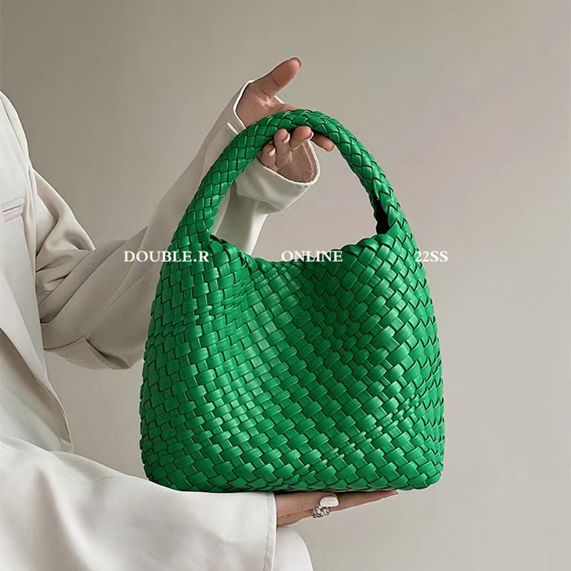 Women's Hand-woven Large Capacity Trendy Vegetable Basket Bags