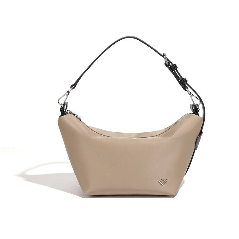 Women's Popular Waterproof Nylon Portable Croissant Trendy Bags