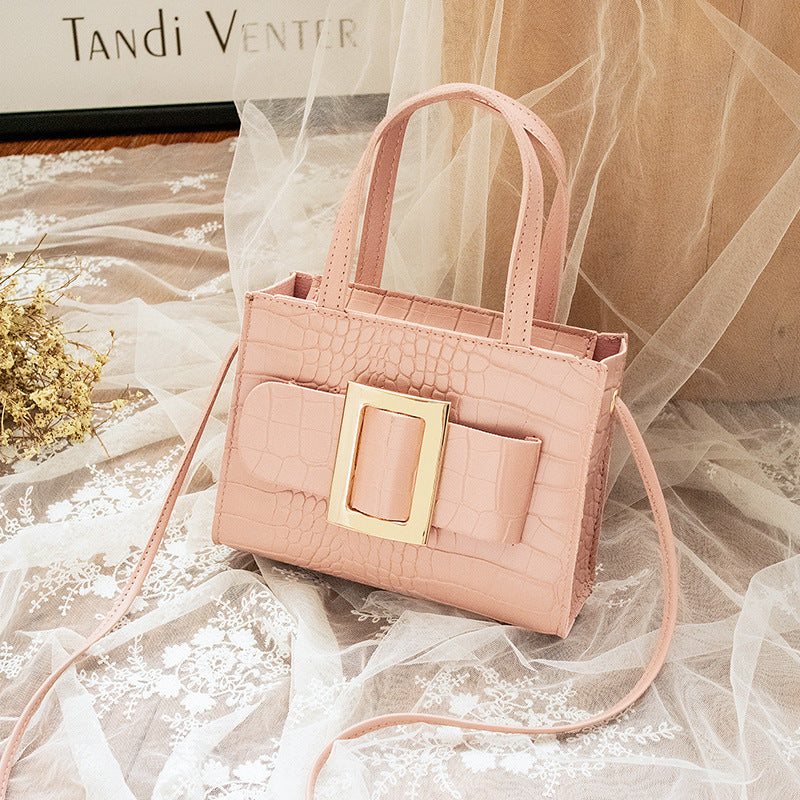 Women's Fashion Mini Hand Crocodile Pattern Women's Handbag