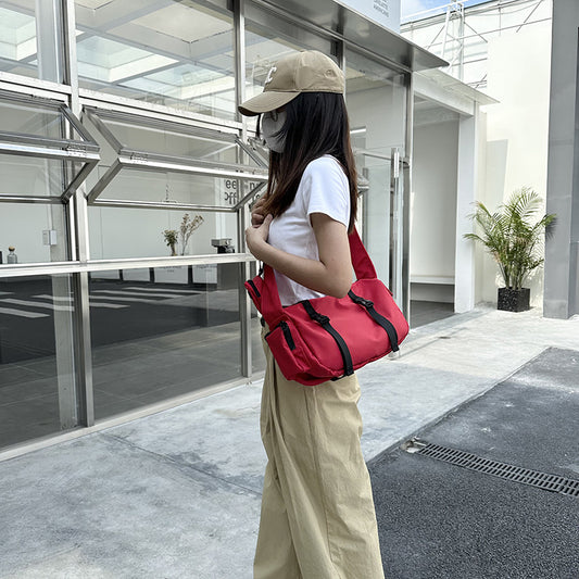 Women's & Men's & Lightweight Large Simple Capacity Oxford Crossbody Bags