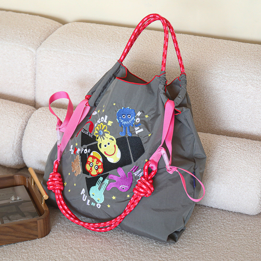 Style Embroidery Shopping Niche Ten Thousand Needle Bags