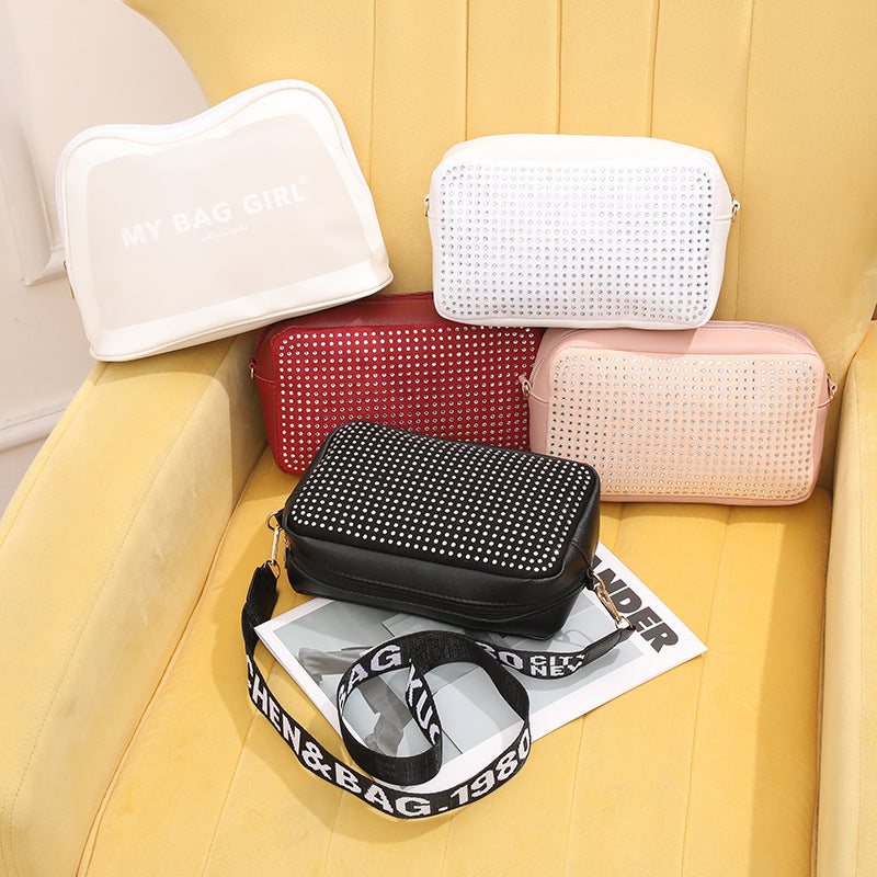 Women's Trendy Fashion Diamond Cross Body Design Women's Messenger Bag