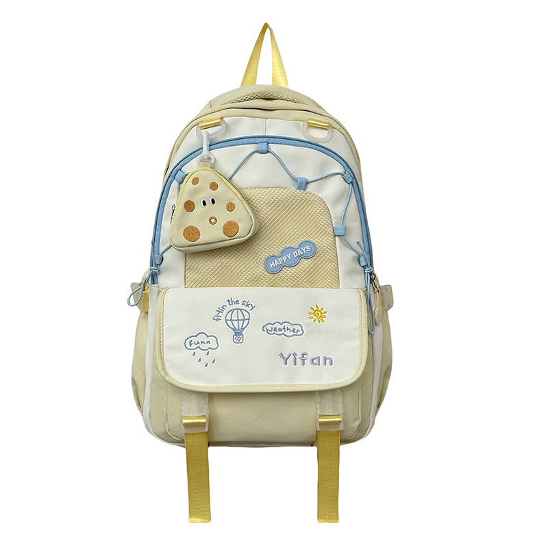 Junior High Female Simple Senior Distribution Backpacks