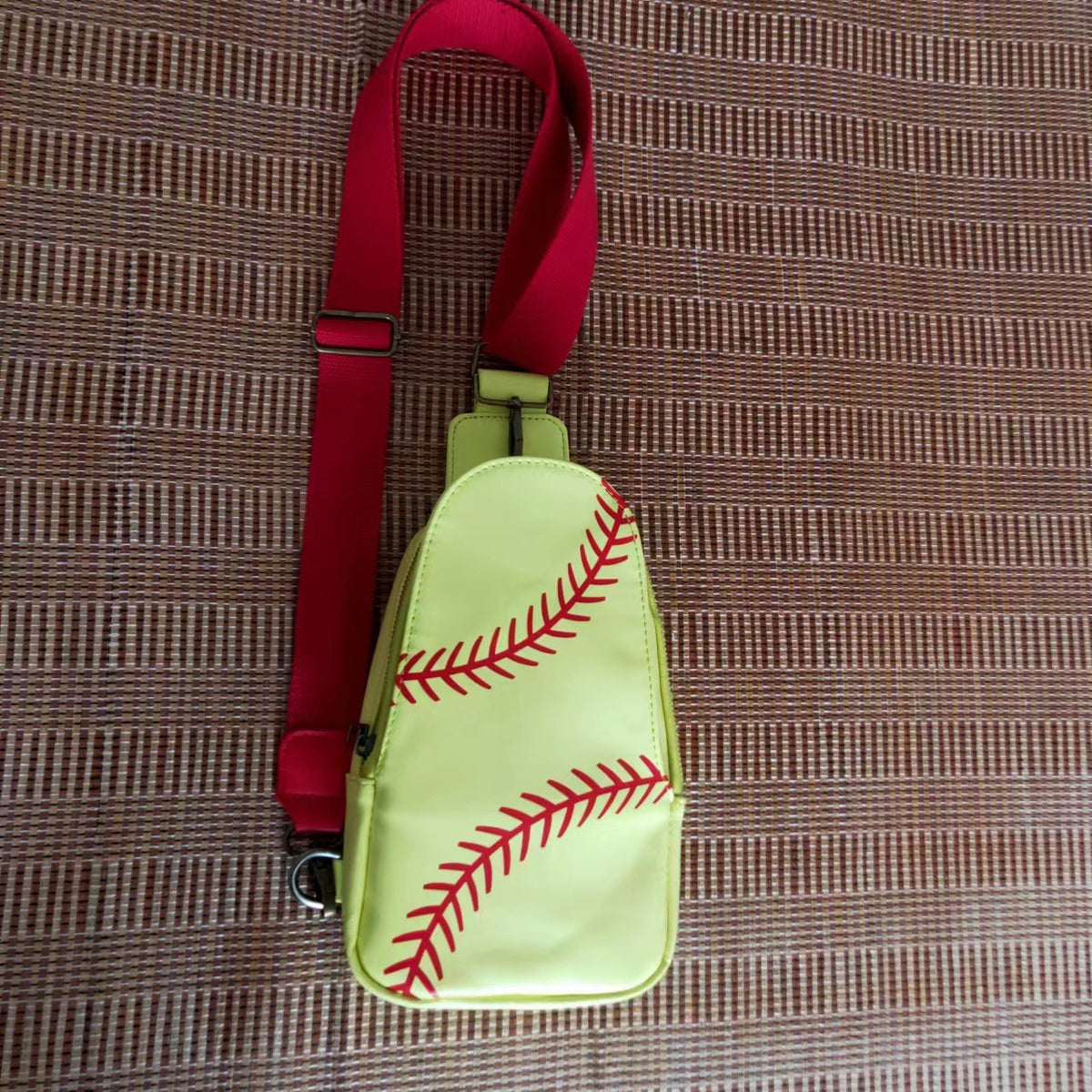 Trendy Female Lady Vintage Baseball Rugby Bags