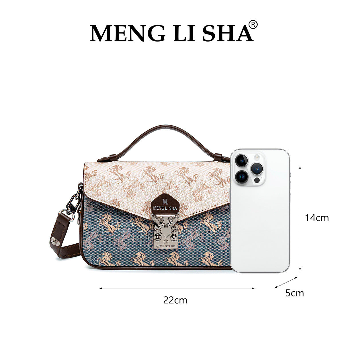 Women's Retro Portable For Commute Large Capacity Color Contrast Bags