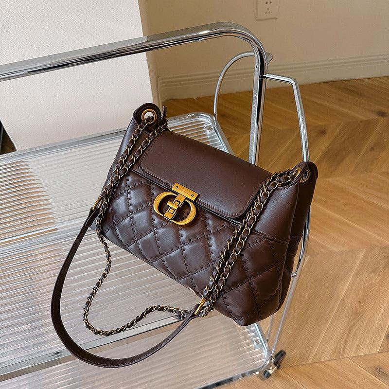 Live Broadcast Fashion Retro Diamond Embroidery Crossbody Bags