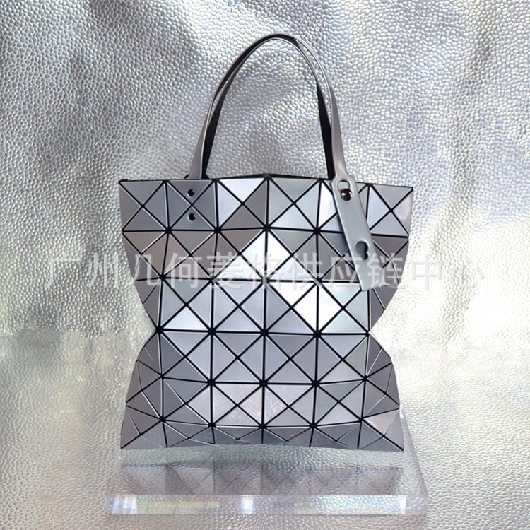 Fritillary Geometric Diamond Pattern Plaid Commuter Shoulder Bags