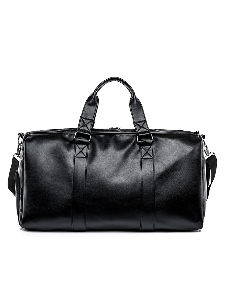 Men's Leather Large Capacity Business Short Trip Bags