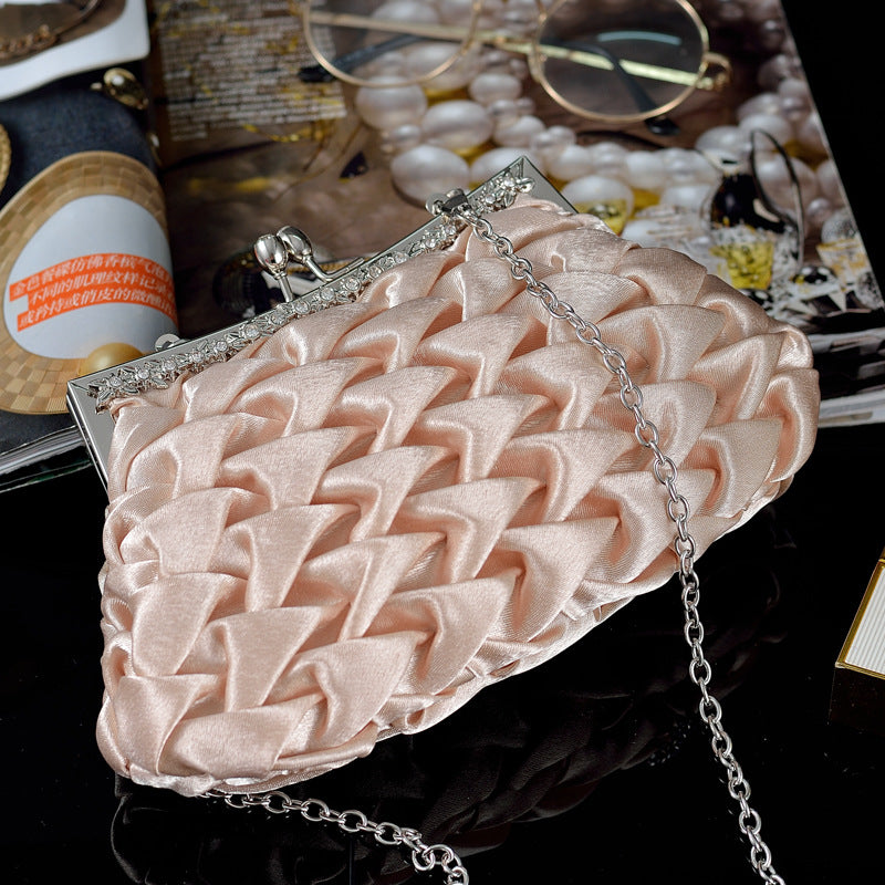 Fashion Satin Dinner Clutch Dress Garment Handbags