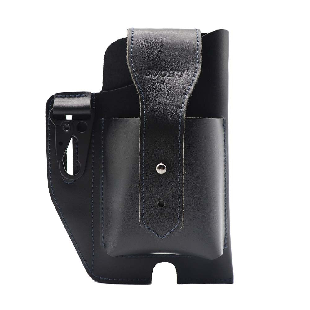 Men's Horse Leather Large Capacity Construction Site Men's Waist Packs