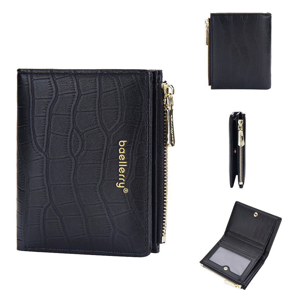 Men's Document Fashion Multiple Slots Zipper Multifunctional Men's Wallet
