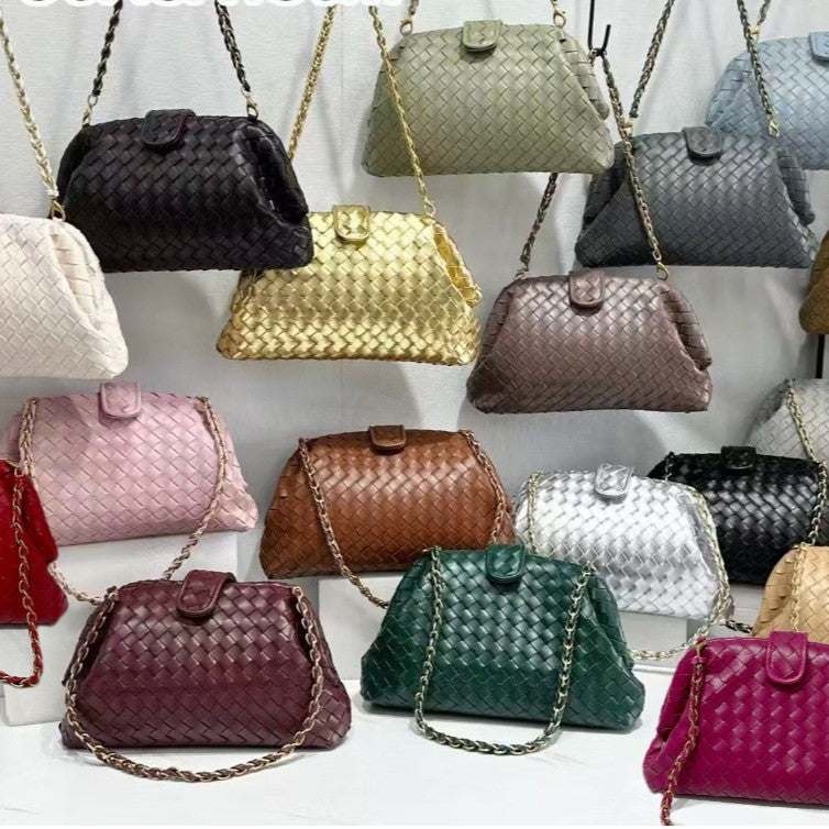 Woven Underarm Cloud Pleated Light Luxury Bags