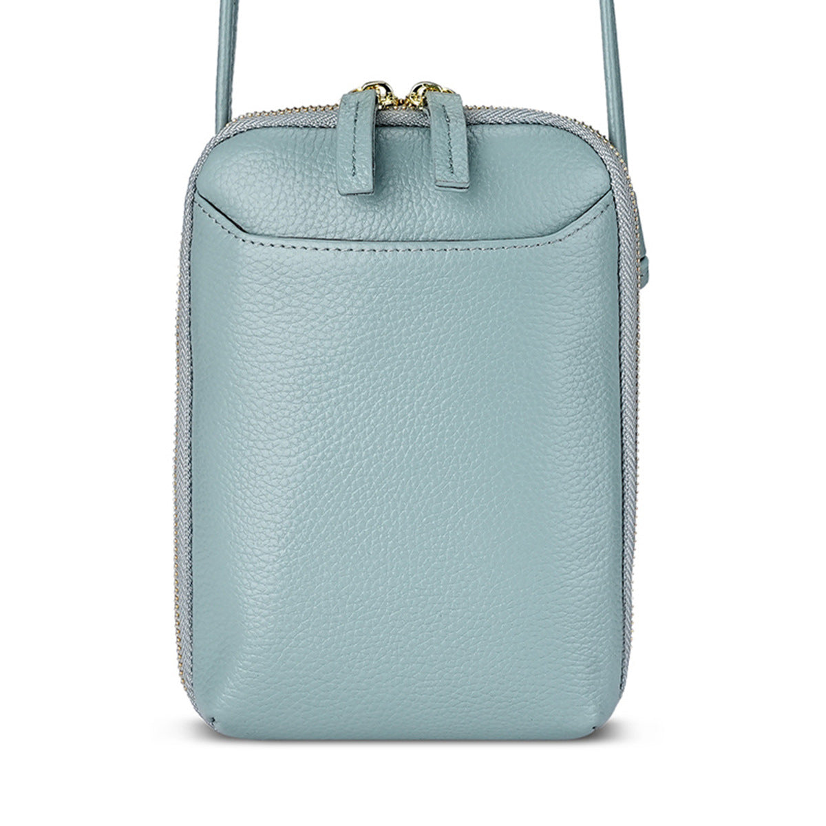 Women's First Layer Cowhide Simple Trend Mobile Mini Genuine Women's Shoulder Bag