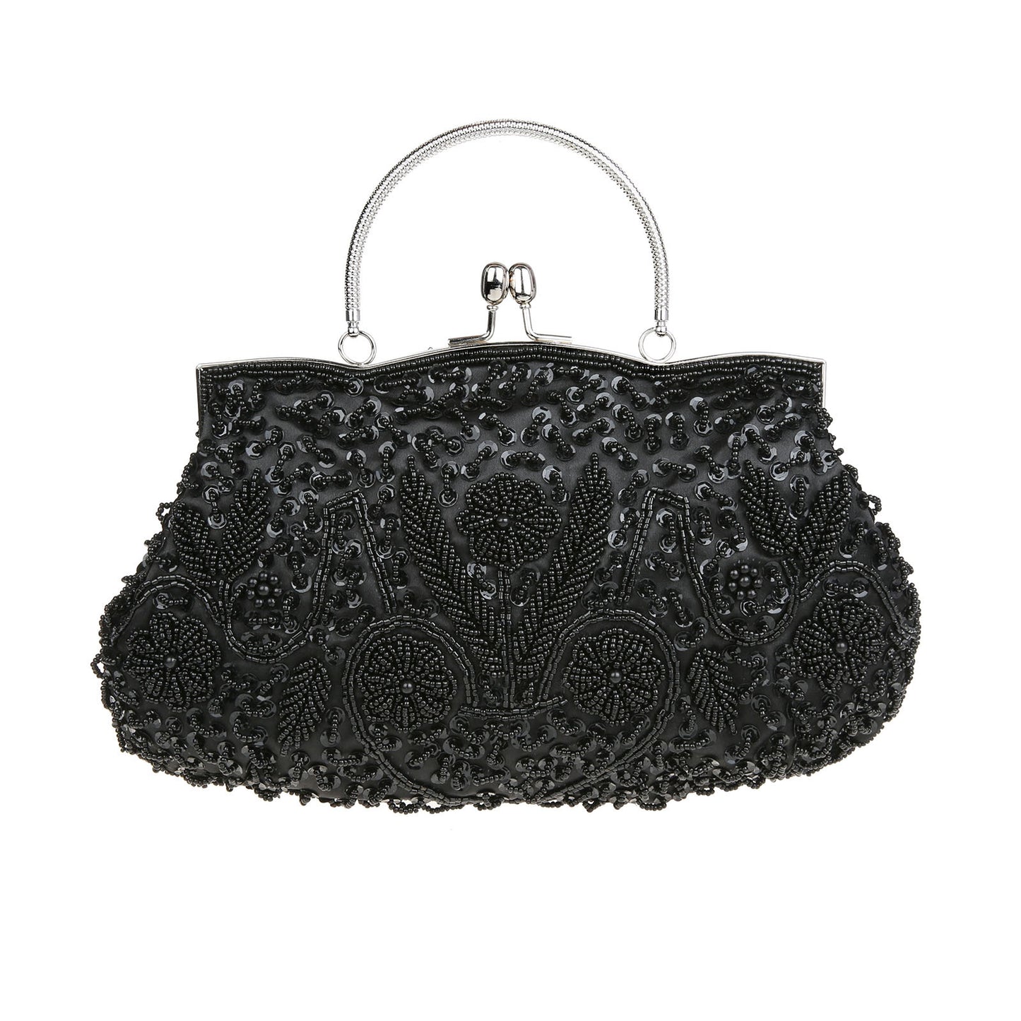 Women's Handmade Pearl Embroidery Dress Garment Dinner Evening Bags