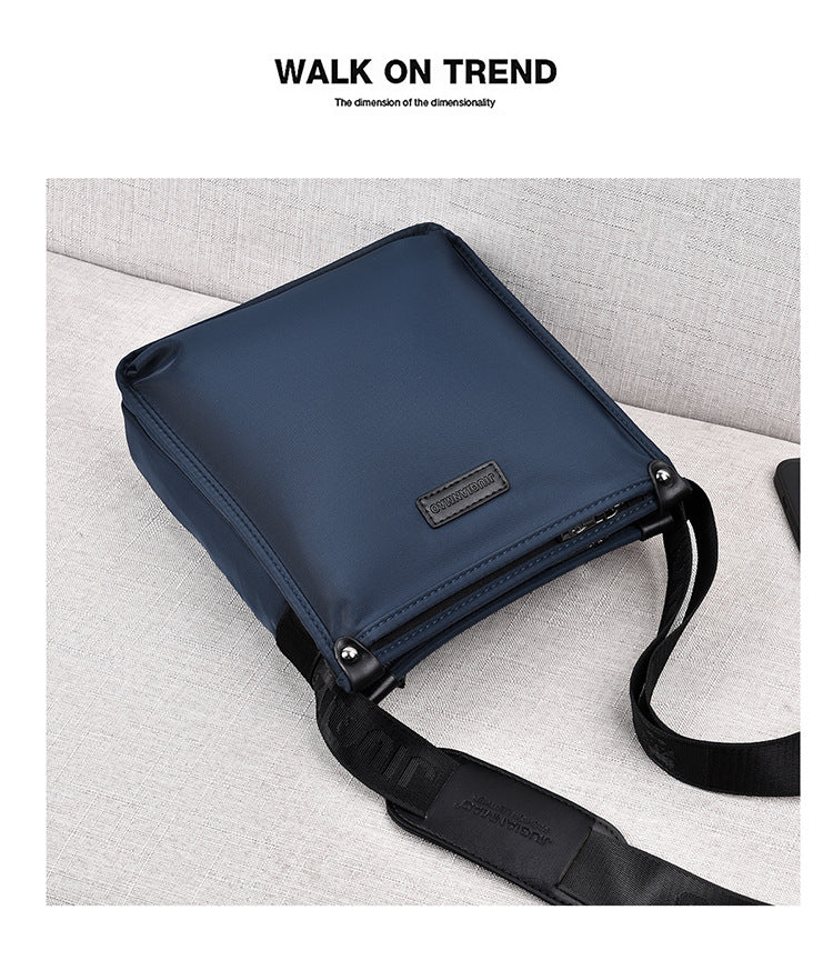 Men's Large Capacity Oxford Cloth Vertical Design Men's Messenger Bags