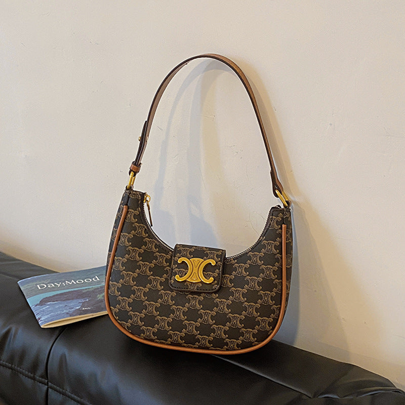 Elegant Arc Underarm Fashion Selenodont Portable Armpit Bags