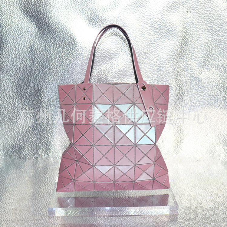 Fritillary Geometric Diamond Pattern Plaid Commuter Shoulder Bags