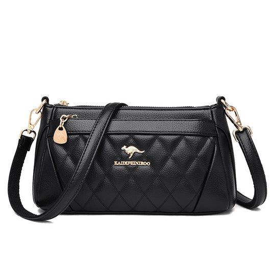 Women's Glamorous Genuine Leather Fashionable Soft Shoulder Bags