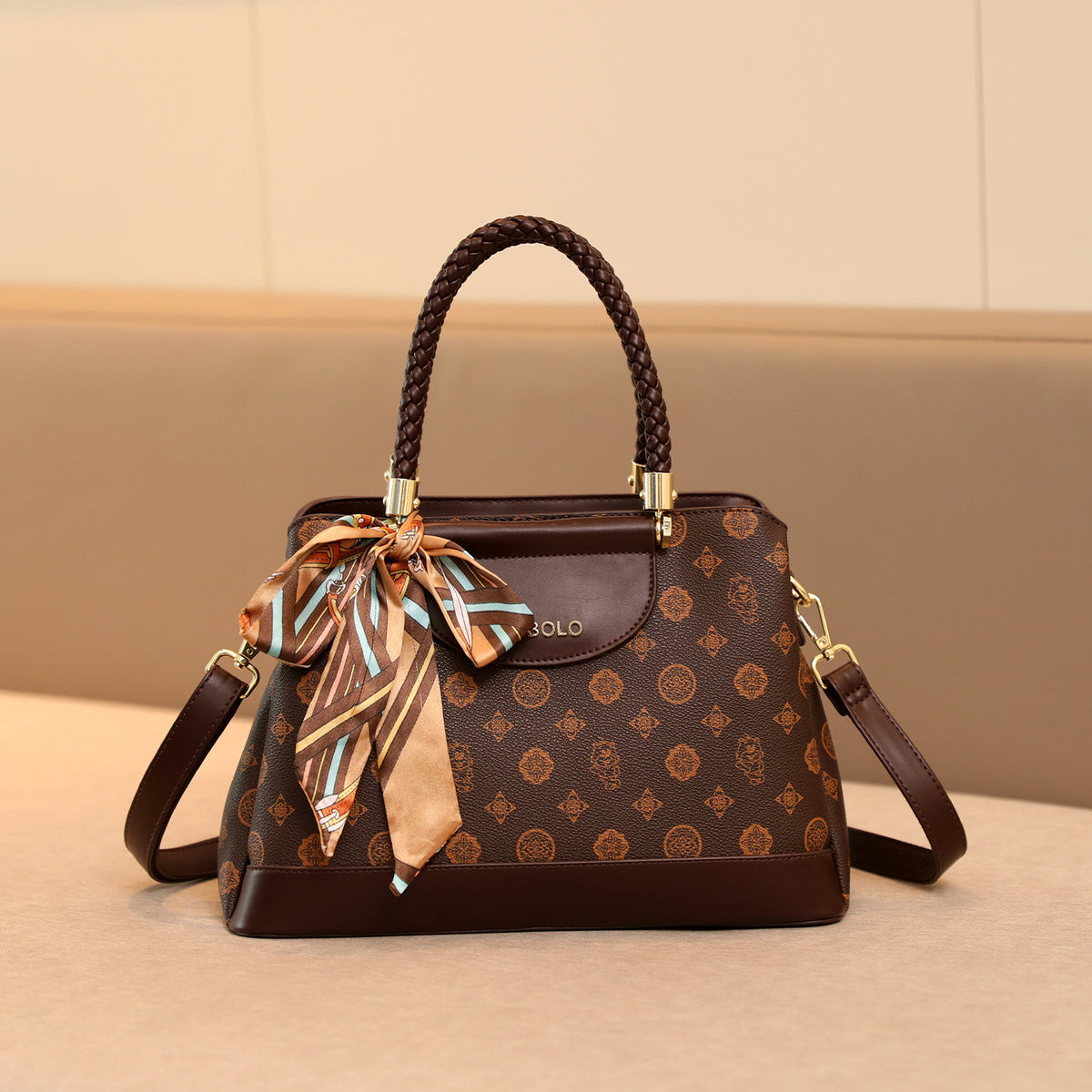 Women's Retro Printed Large Capacity Mom Fashion Bags