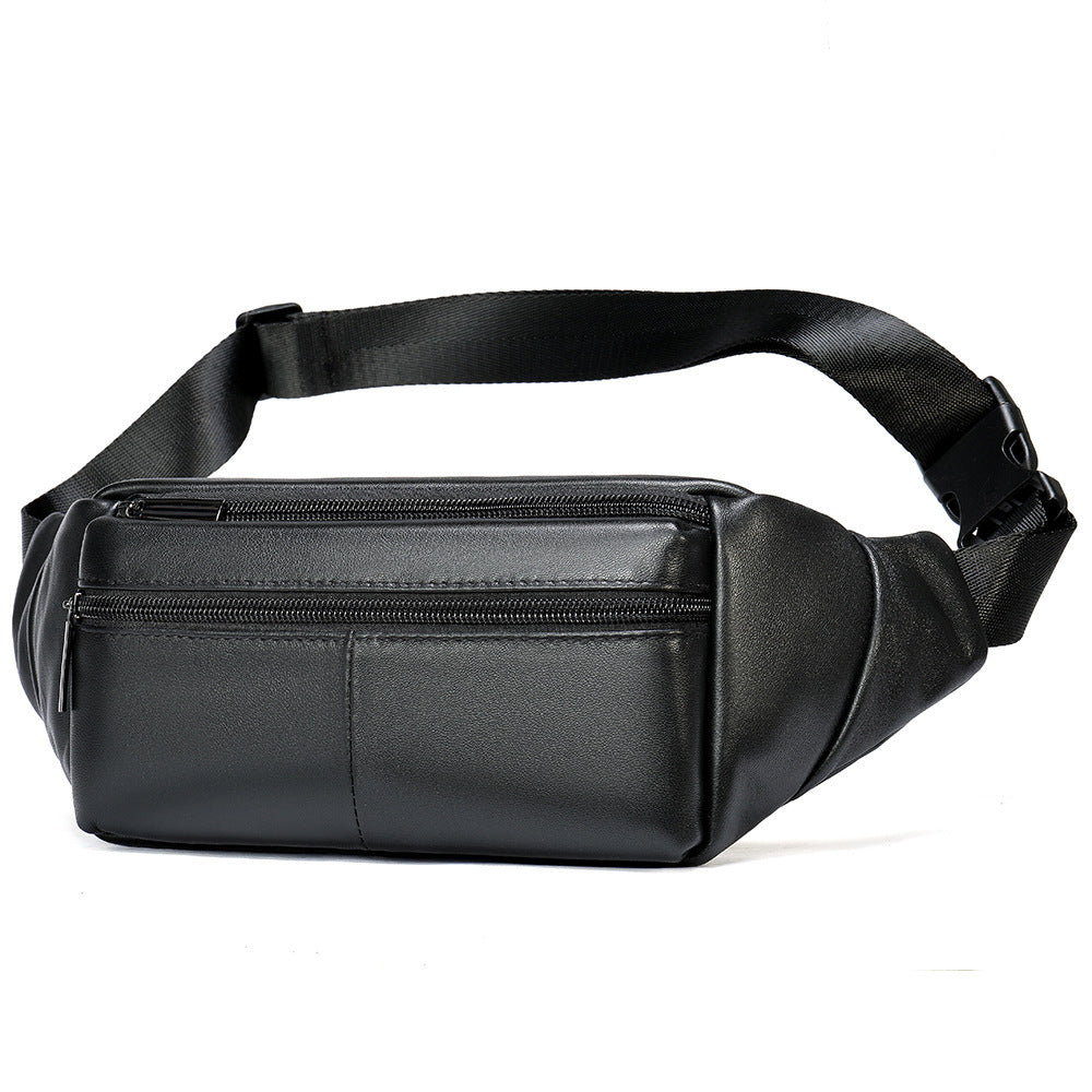 Men's Genuine Leather Mobile Business First Layer Men's Waist Packs