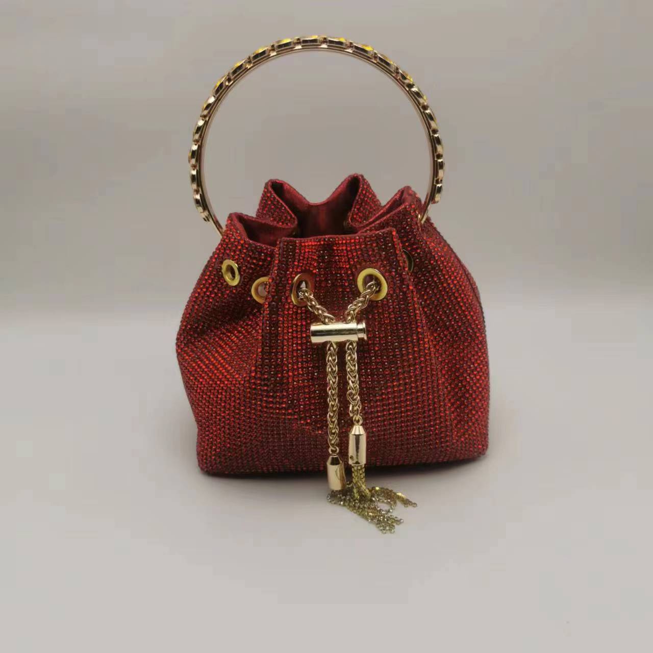 Women's Heron Live Streaming On Tassel Rhinestone Shoulder Bags