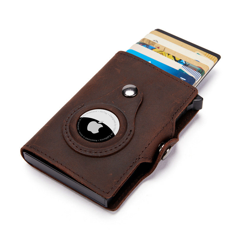 Women's & Men's & Tracker Genuine Leather Credit Multifunction Card Holder