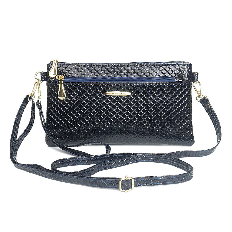 Women's Fashion Bright Fabric Clutch Mobile Women's Messenger Bag