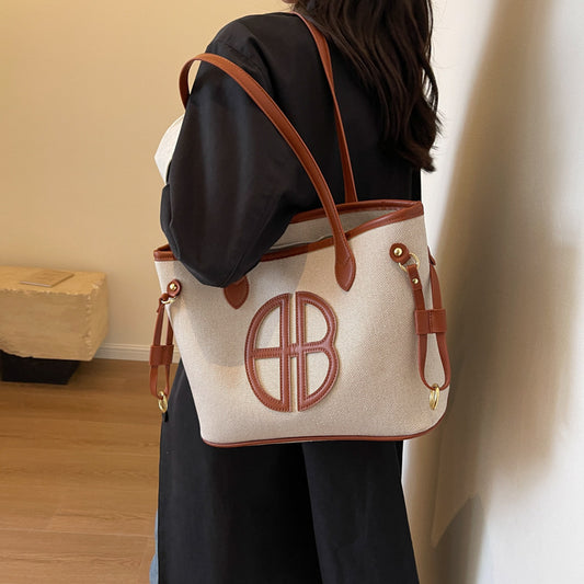 Retro Textured Design Commuter Large Capacity Bags