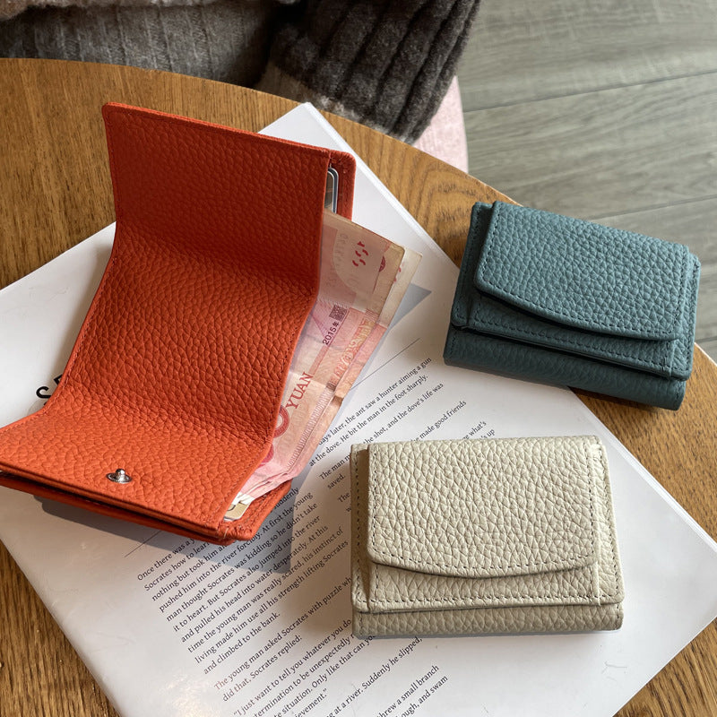 Women's Genuine Leather Style Mini Short Bags