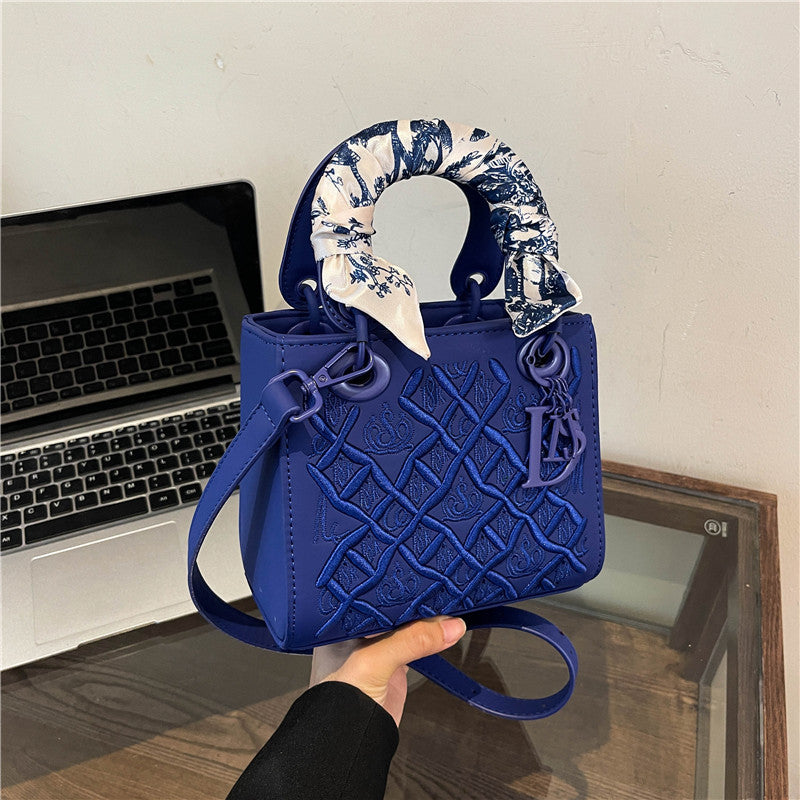 Women's High-grade Light Luxury Chinese Style Embroidery Small Square Bags