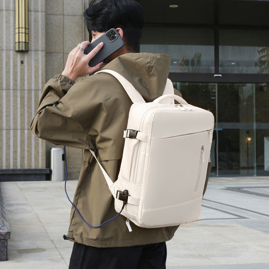 Men's Expandable Large Capacity Independent Shoe Warehouse Backpacks