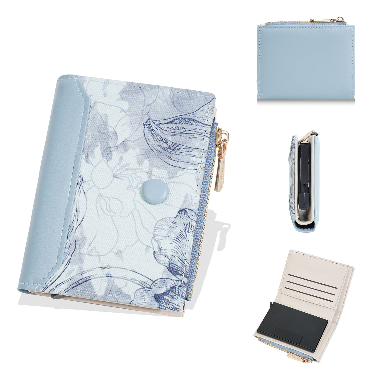 Women's Short High-grade One Multi Slots Printed Ladies Wallet