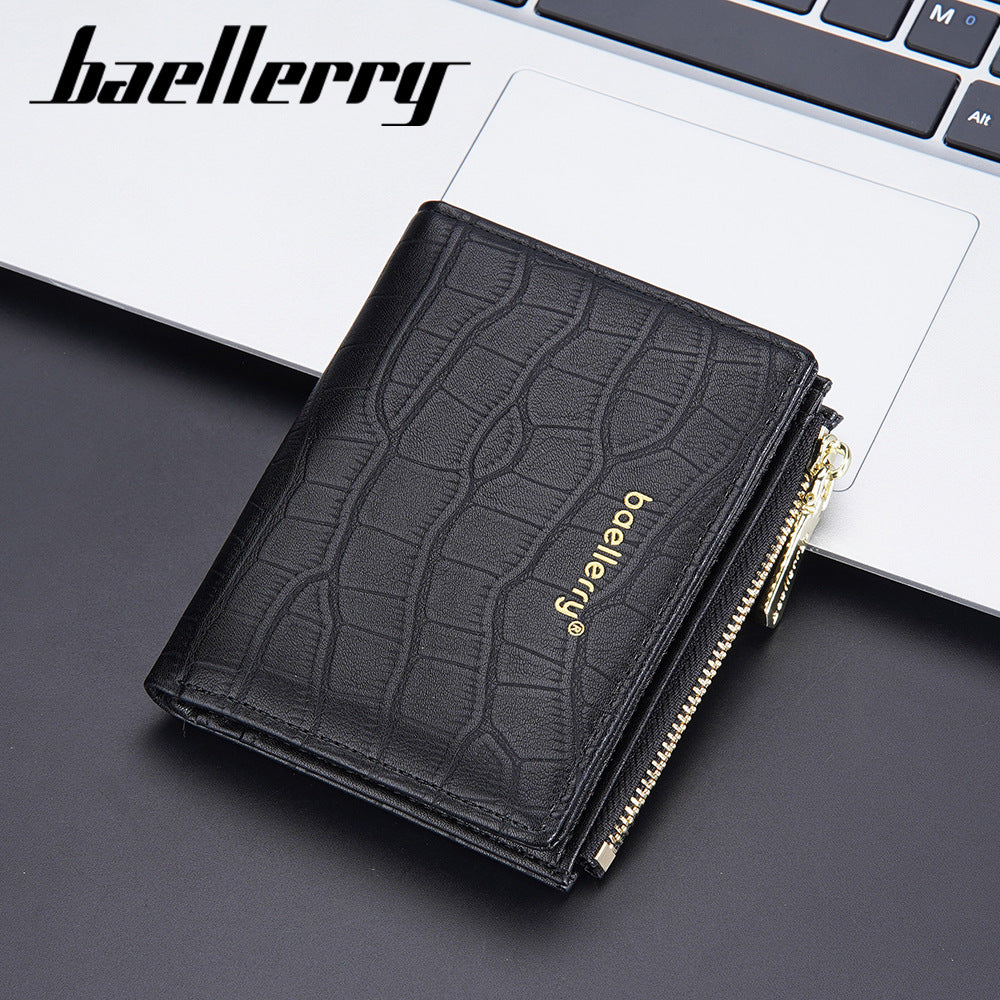 Men's Document Fashion Multiple Slots Zipper Multifunctional Men's Wallet