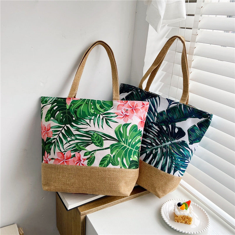 Women's Portable Simple Hot Printed Pattern Craft Large Women's Shoulder Bag