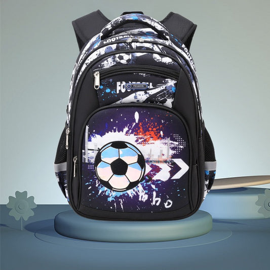 Football Primary Large Capacity Spine Protection Elementary School Students' Schoolbags