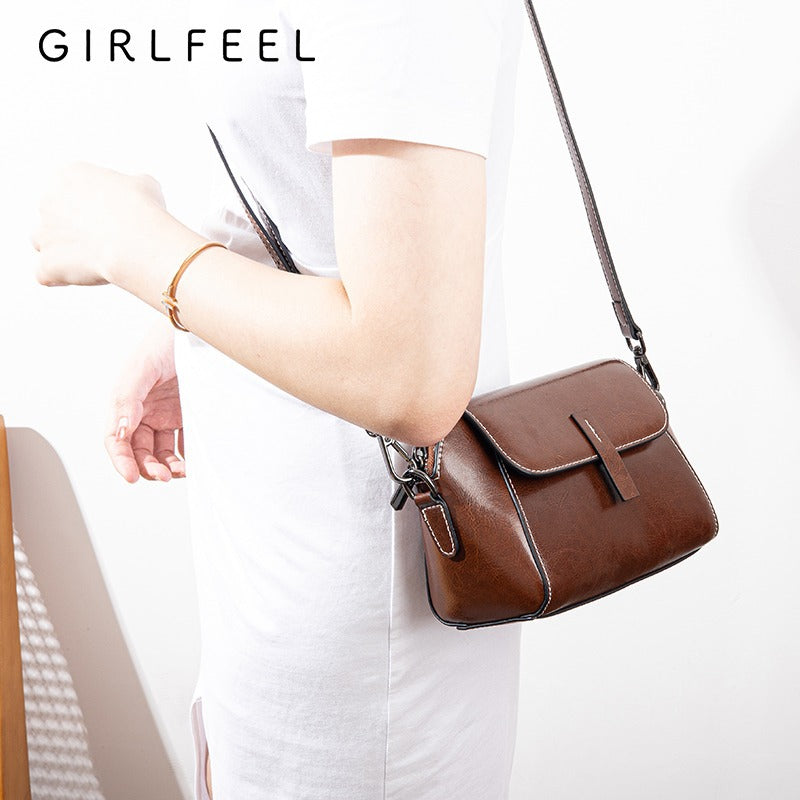 Fashion Genuine Leather Mobile Light Luxury Crossbody Bags