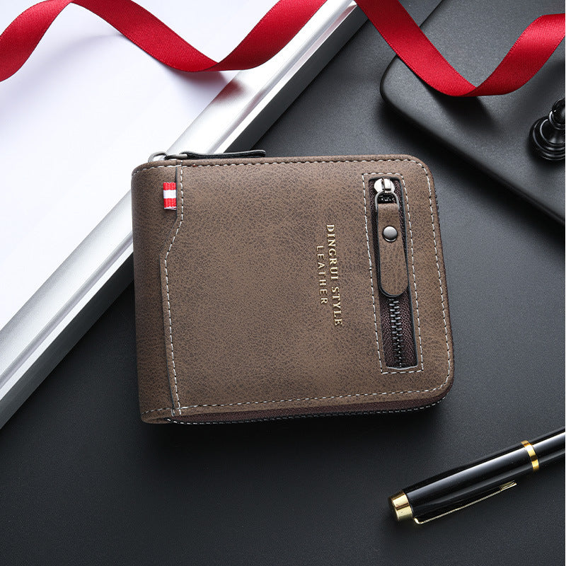 Men's Business Short Multiple Slots Large Capacity Men's Wallet