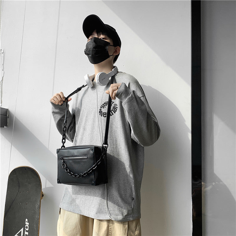Men's High Texture Chain Box Super Popular Bags