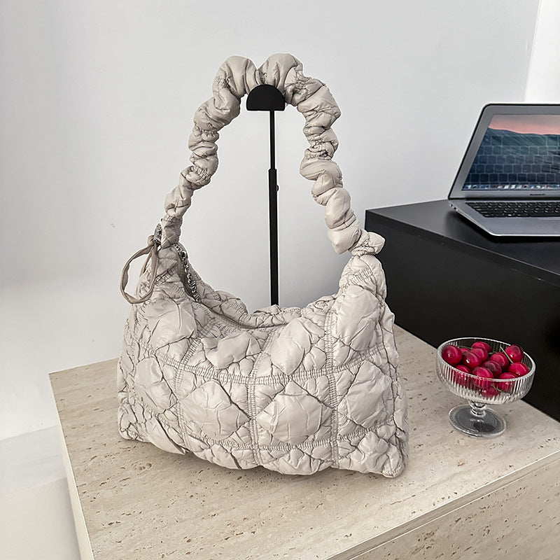 Versatile Cloud Bubble Large Capacity Drawstring Shoulder Bags