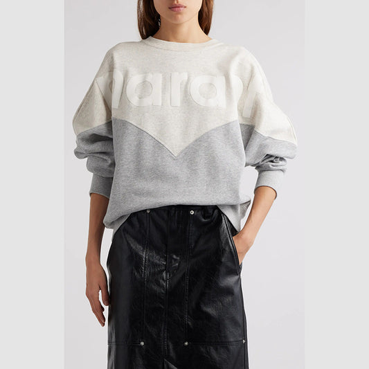 Women's Classic Flocking Color Blocking Fleece Fleece-lined Sweaters