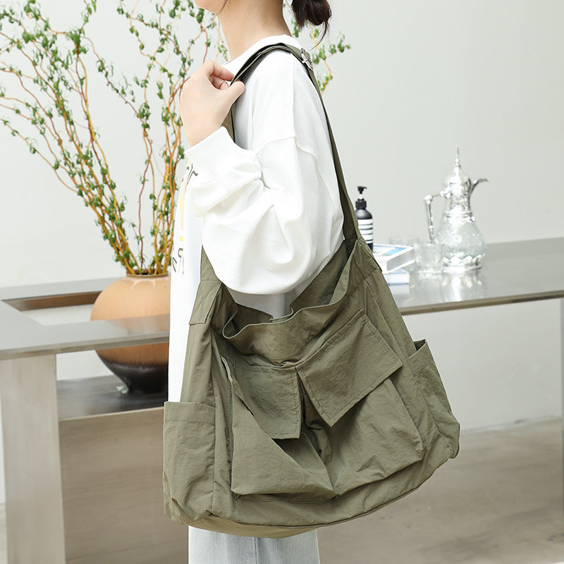 Women's Canvas Nylon Large Capacity Fashion Oxford Crossbody Bags