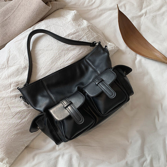 Women's Big Trendy Korean Work Clothes Large Shoulder Bags