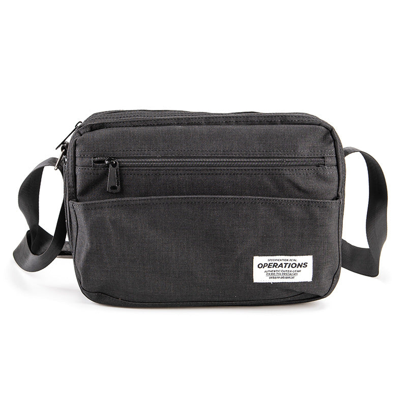 Men's Style Fashion Canvas Artistic Simple Men's Shoulder Bags